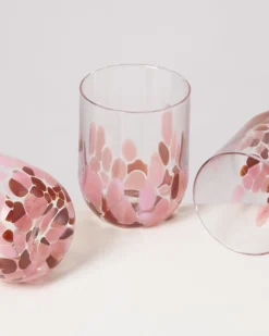 Alegria Glas groß bernstein rosa