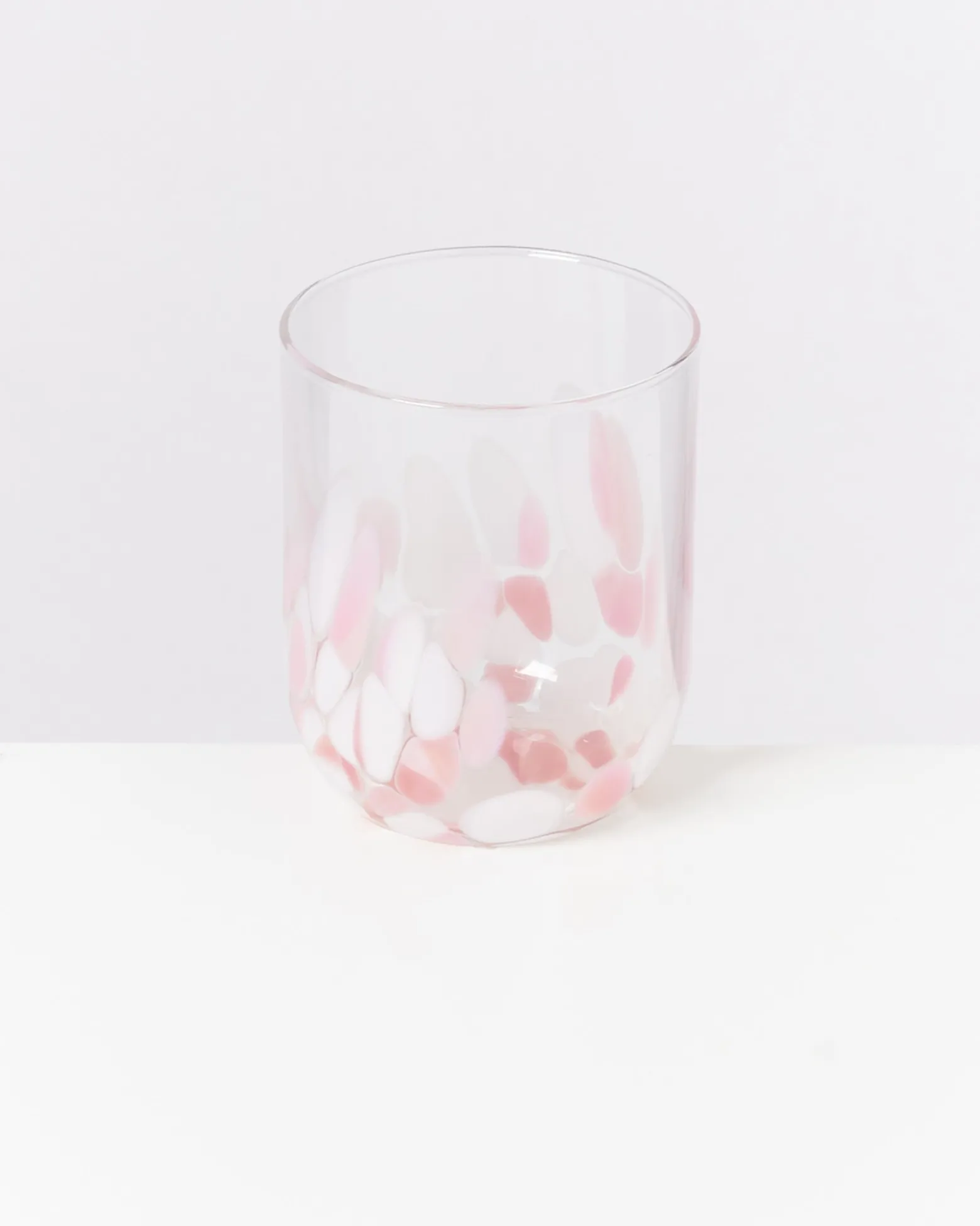 Alegria Glas groß rosé weiß