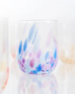 Alegria - Glass large drops lilac
