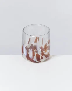 Alegria - Glass small big drops amber sand