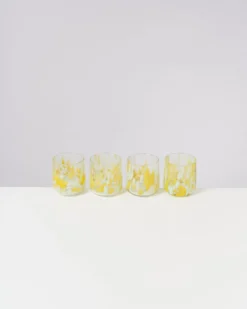 Alegria - Glass small big drops yellow