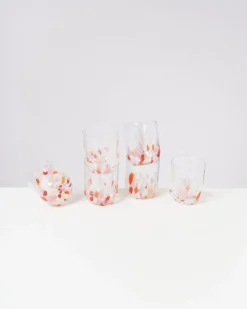 Alegria - Set of 6 glasses large drops goldfish