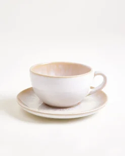 Areia Cappuccinotasse & Untertasse klein classic sand 4er-Set