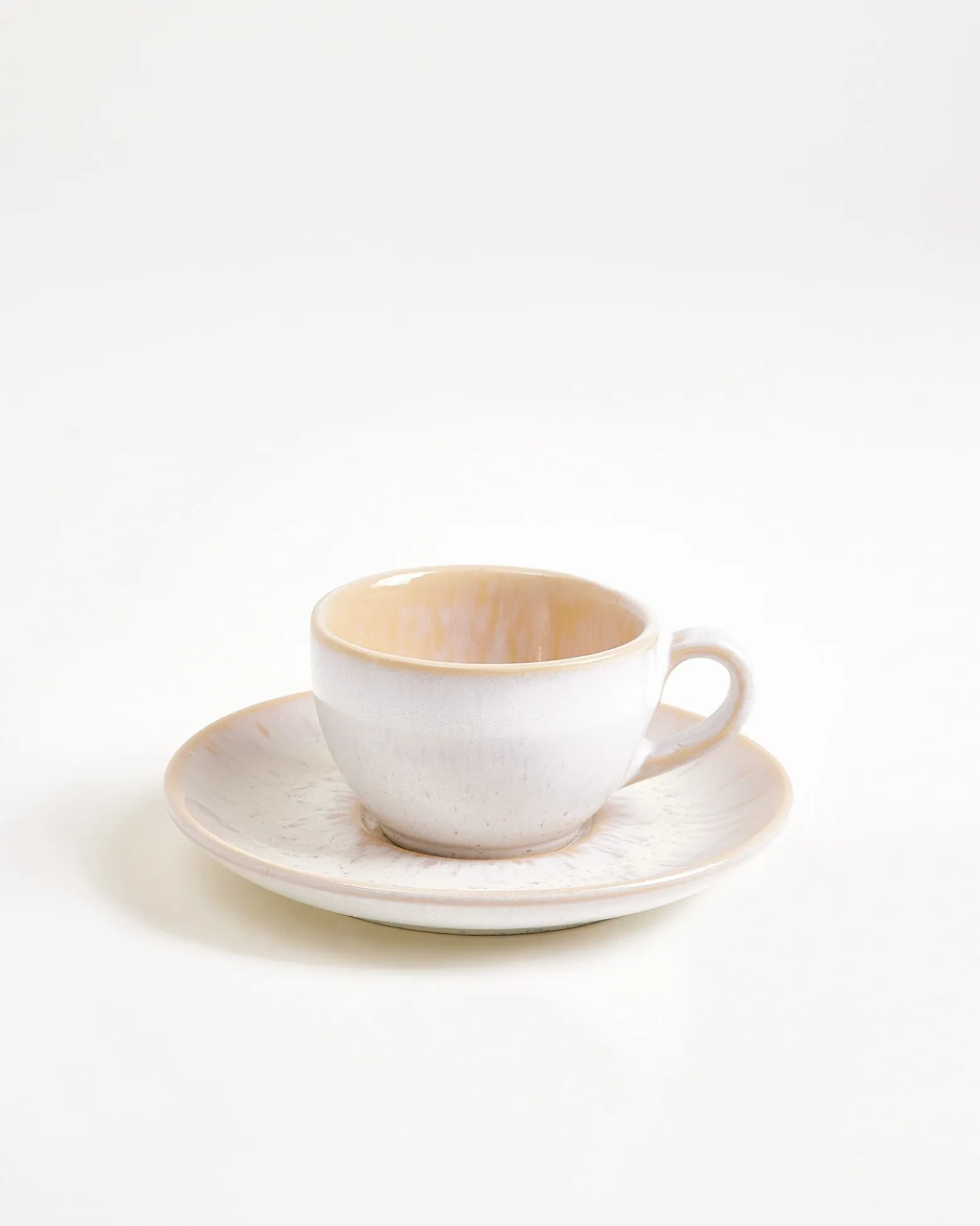Areia Espressotasse & Espressountertasse classic sand 6er-Set