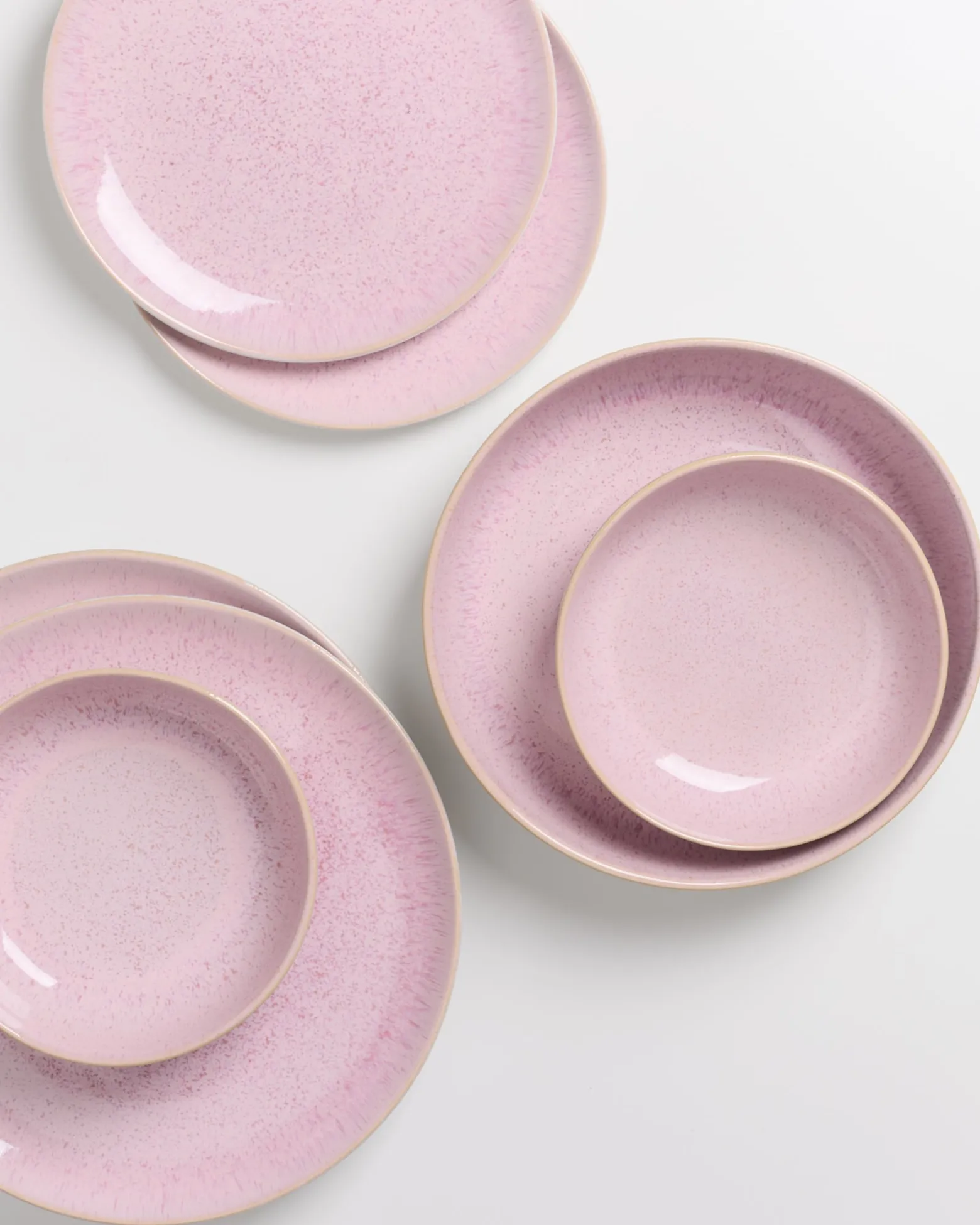 Areia Geschirr-Set modern rosé 7-teilig