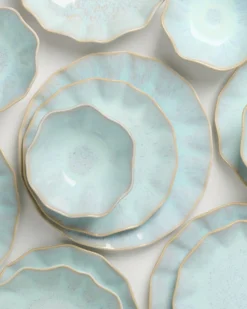 Areia Geschirr-Set shell azur 24-teilig