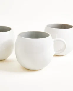 Areia - Large mug gray Set of 4