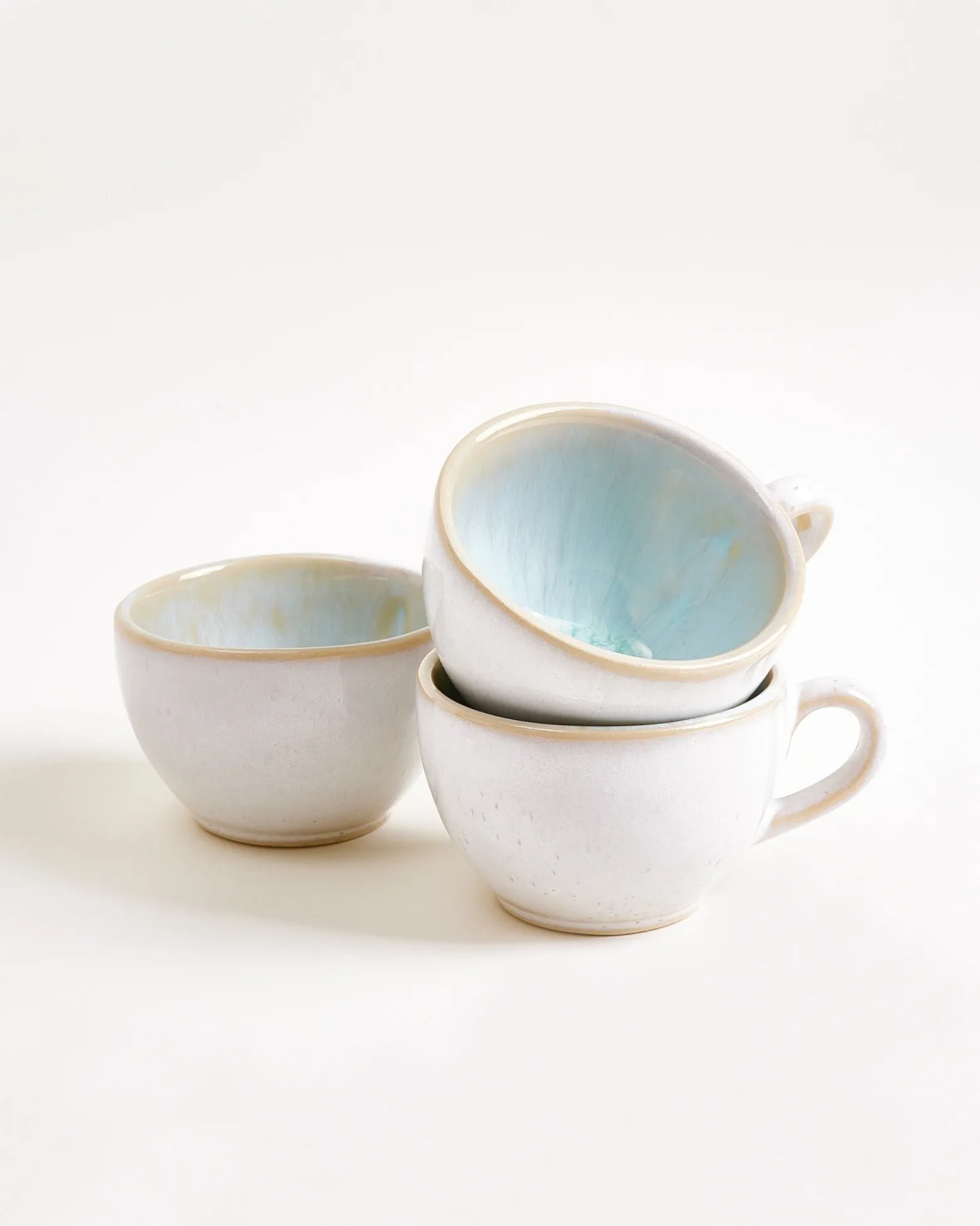 Areia 6-Piece Set Espresso Cup & Espresso Saucer classic azure