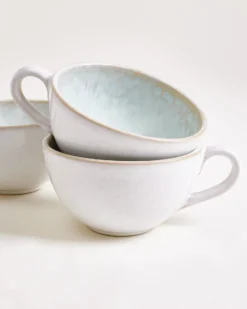 Areia 4-Piece Set Teacup & Large Saucer classic azure