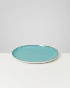 Areia Servierplatte L oval aqua