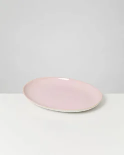 Areia Servierplatte L oval rosé