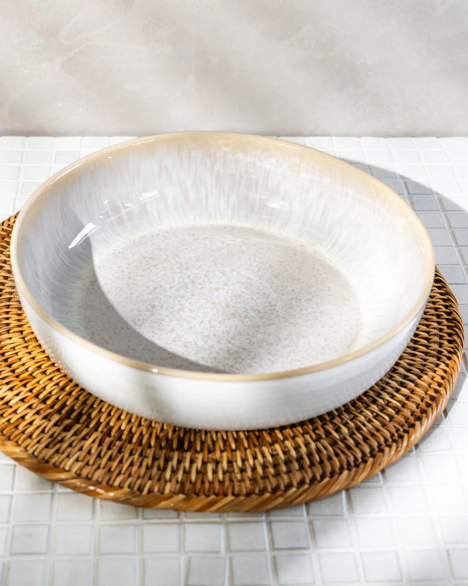 Areia Servierschale klein modern sand