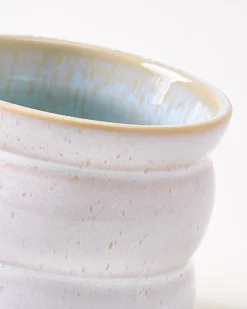Areia - Set of 6 cups small bubble azure