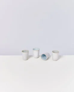 Areia - Set of 4 Espressocups azure