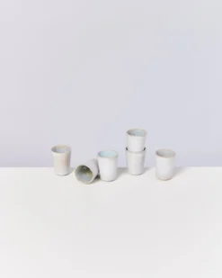 Areia - Set of 6 Espressocups azure