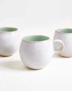 Areia - Set of 6 Mugs small mint