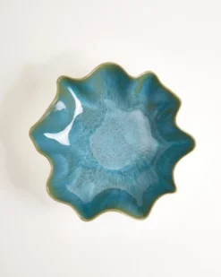 Areia Shell - Servingbowl aqua