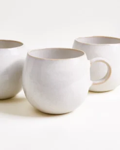 Areia Tasse groß weiß 6er-Set