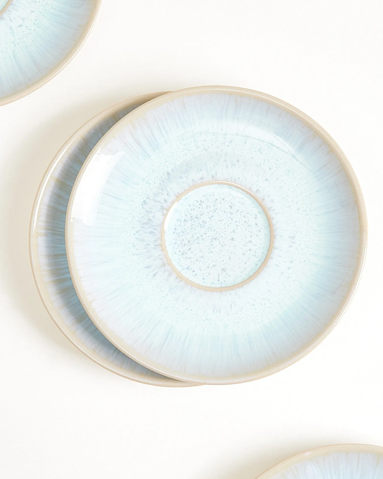 Areia Teetasse & Untertasse groß classic azur 4er-Set