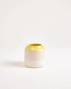 Bebé - Vase S speckled yellow pink