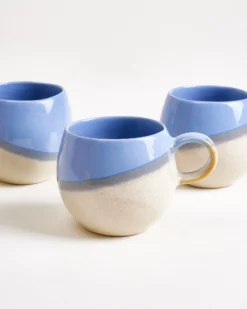 Bica - Set of 6 Mugs small cornflower sand