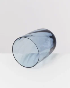 Calma Glas groß swirl blau 6er-Set