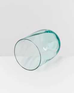 Calma Glas groß swirl grün 4er-Set