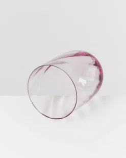Calma Glas groß swirl lila