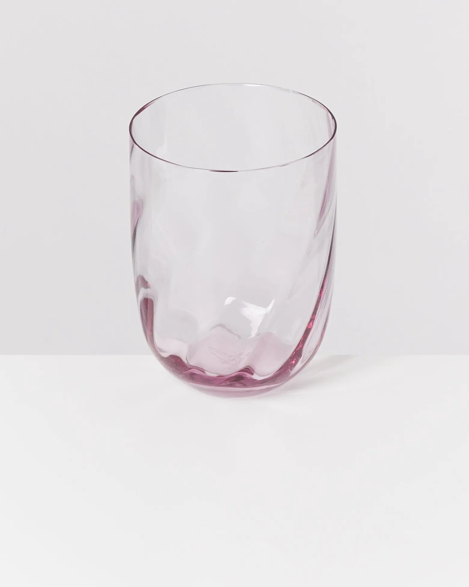 Calma Glas groß swirl lila 4er-Set