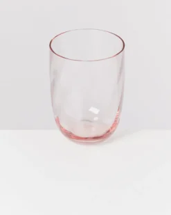 Calma Glas groß swirl rosé