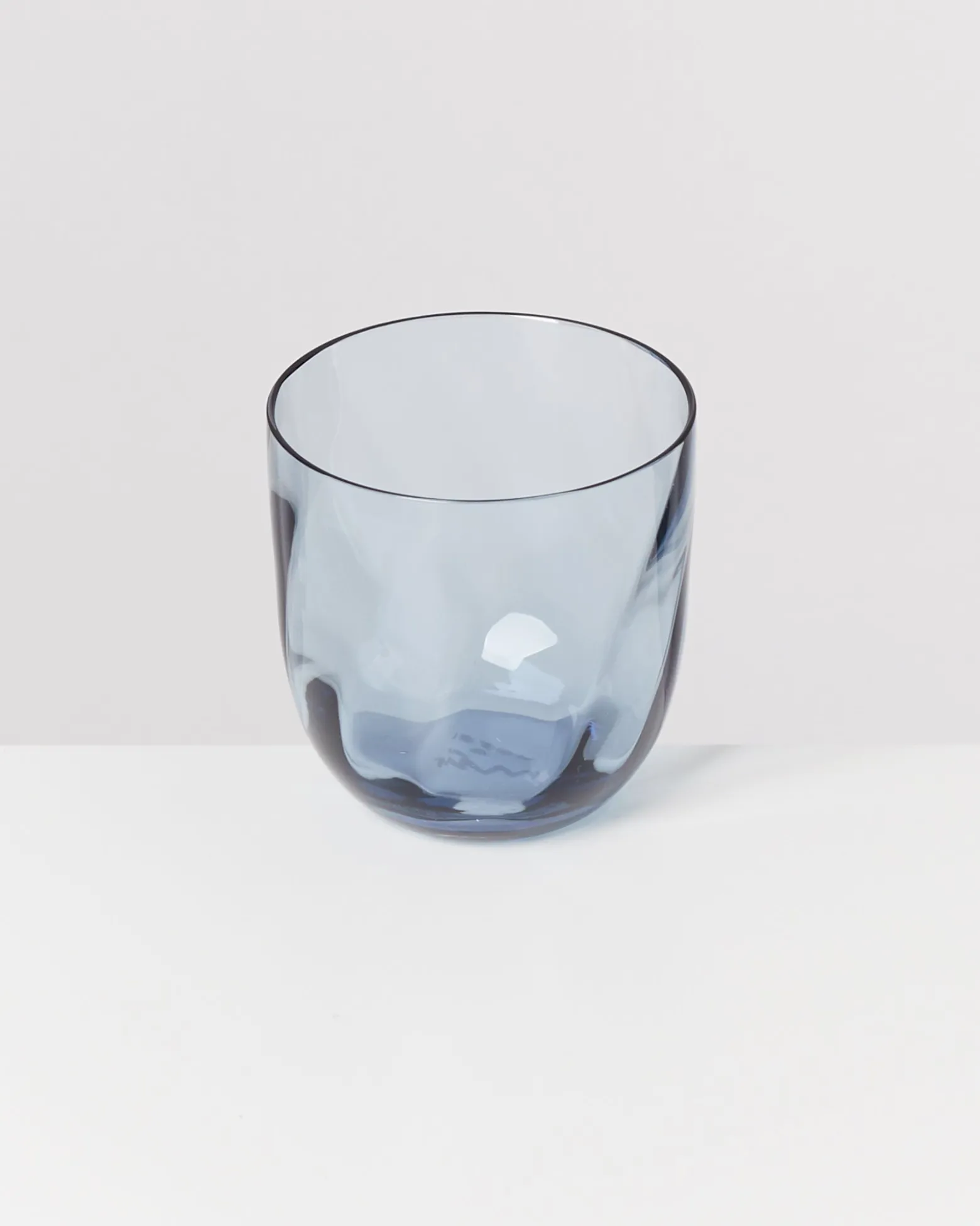 Calma Glas klein swirl blau 4er-Set
