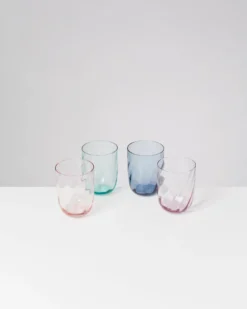 Calma - Glass large swirl blue