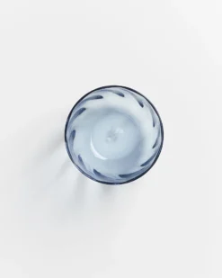 Calma - Glass small swirl blue