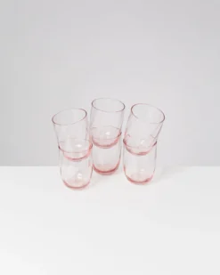 Calma - Set of 6 glasses large swirl rosé