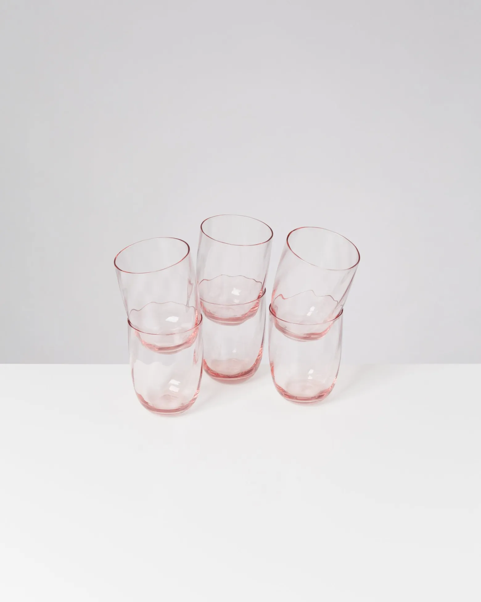Calma - Set of 6 glasses large swirl rosé