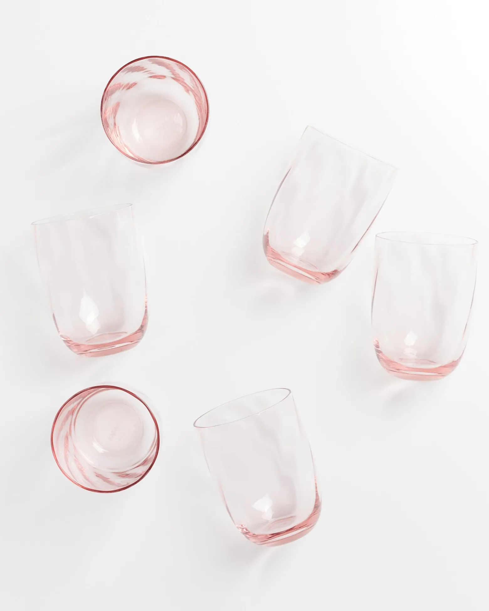 Calma - Set of 6 glasses large swirl rosé