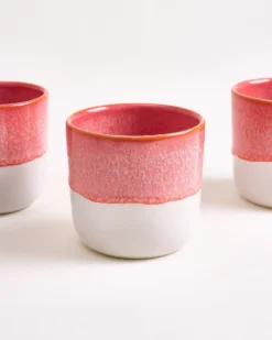 Coimbra Becher groß pink 4er-Set