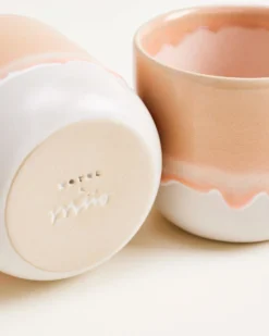 Coimbra Becher klein apricot 4er-Set
