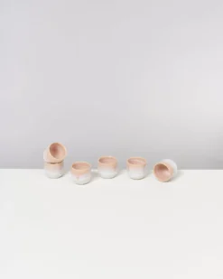 Coimbra Espressobecher apricot 6er-Set