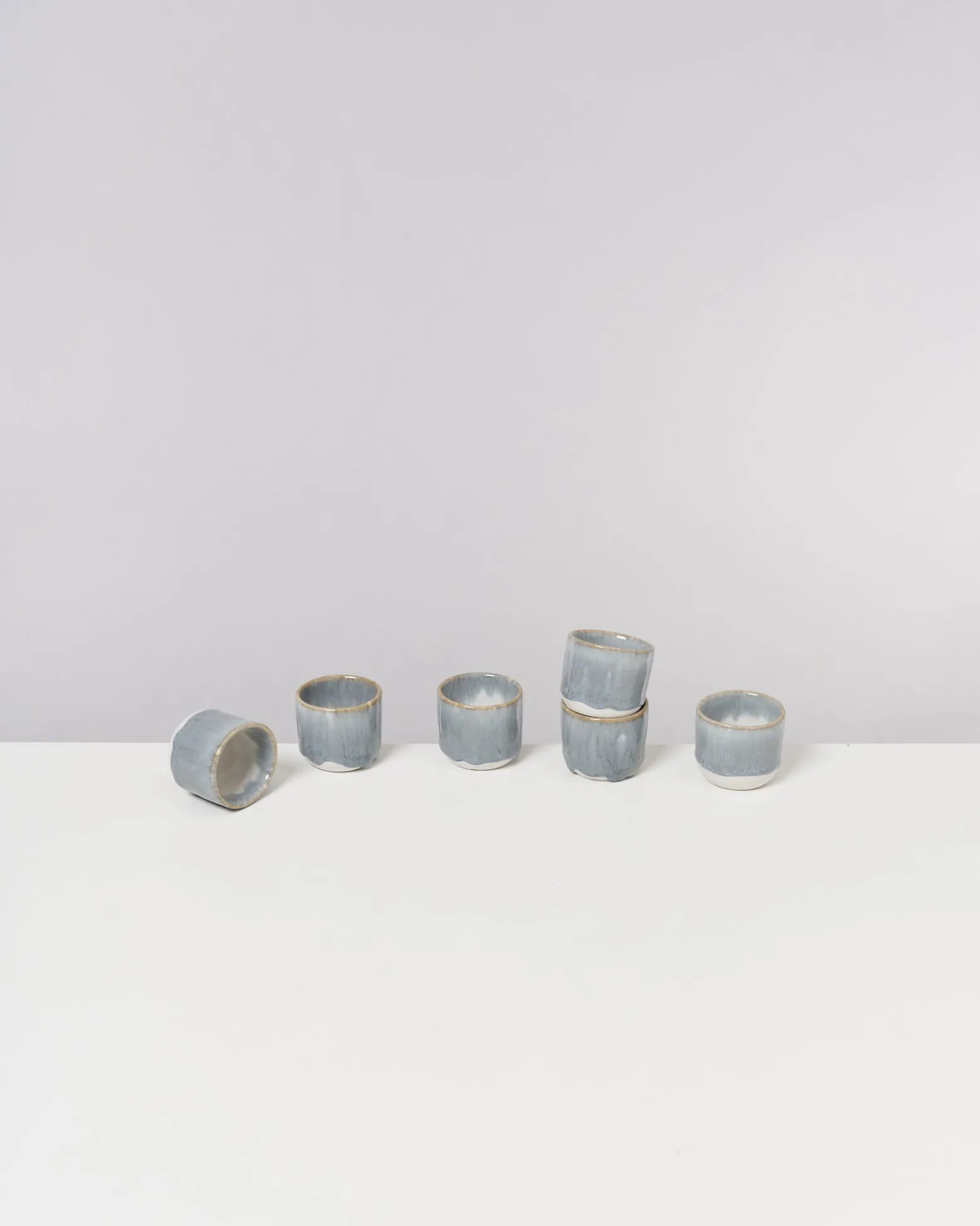 Coimbra Espressobecher graublau 6er-Set