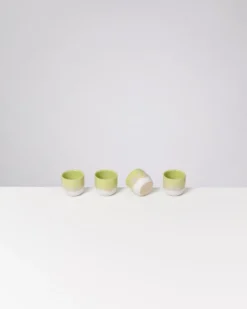 Coimbra Espressobecher lime 4er-Set