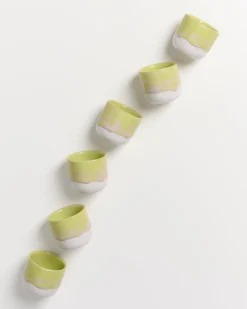 Coimbra - Espresso cup lime Set of 6