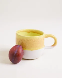 Coimbra mug small yellow