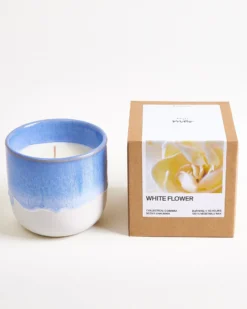 Coimbra - scented candle "Gardenia" cornflower