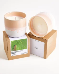 Coimbra - scented candle “Mediterranean Breeze” apricot