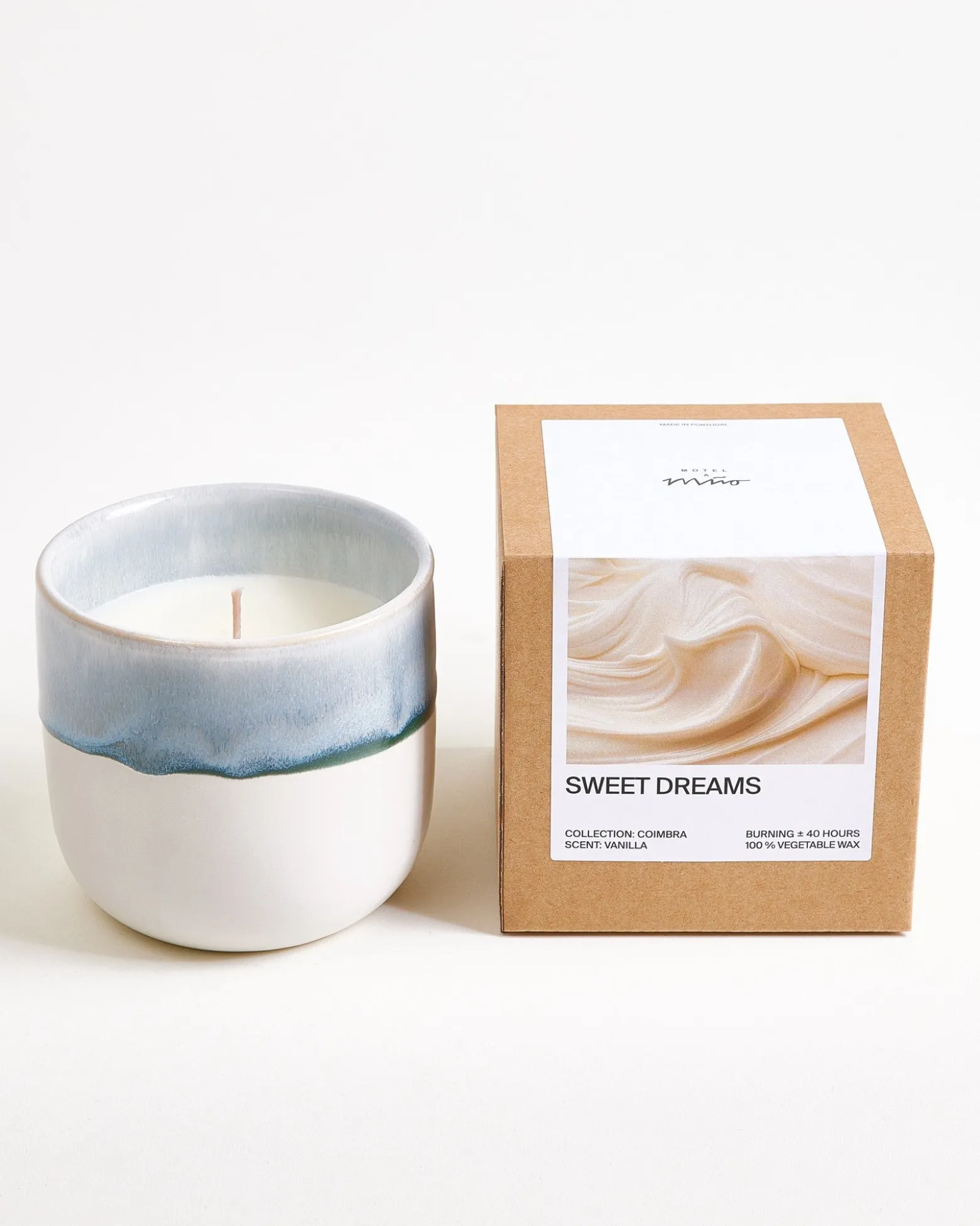 Coimbra - scented candle “Sweet Dreams” gray-blue