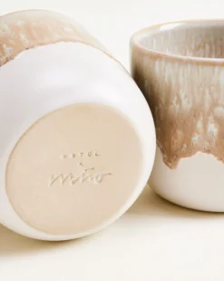 Coimbra - Set of 4 cups small sand