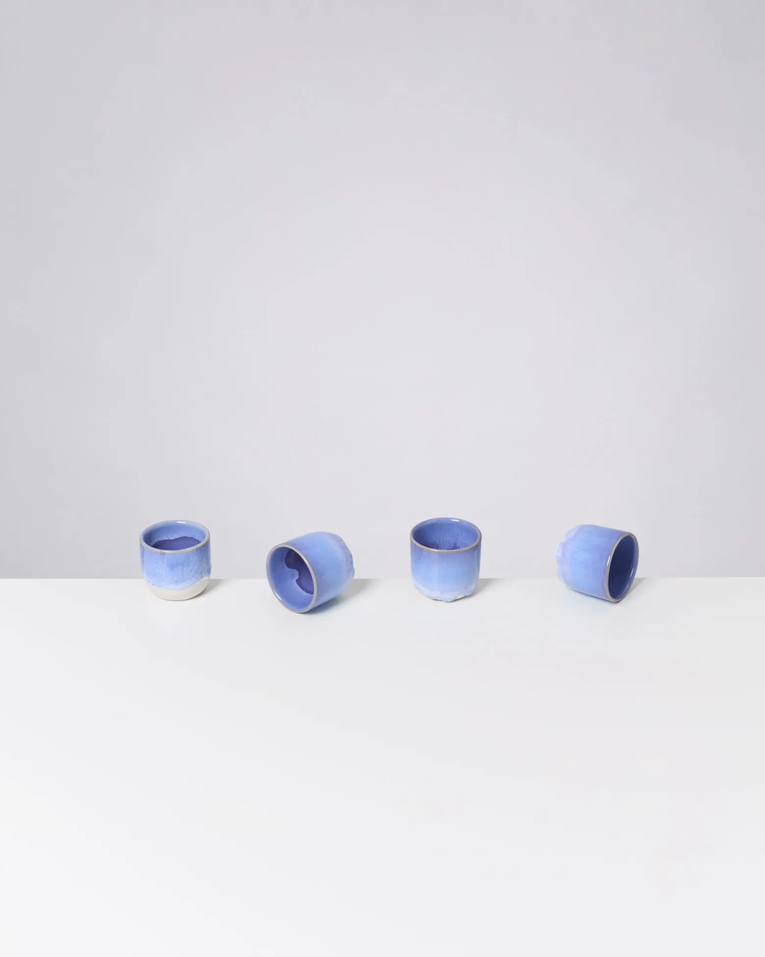 Coimbra - Set of 4 Espressocups cornflower