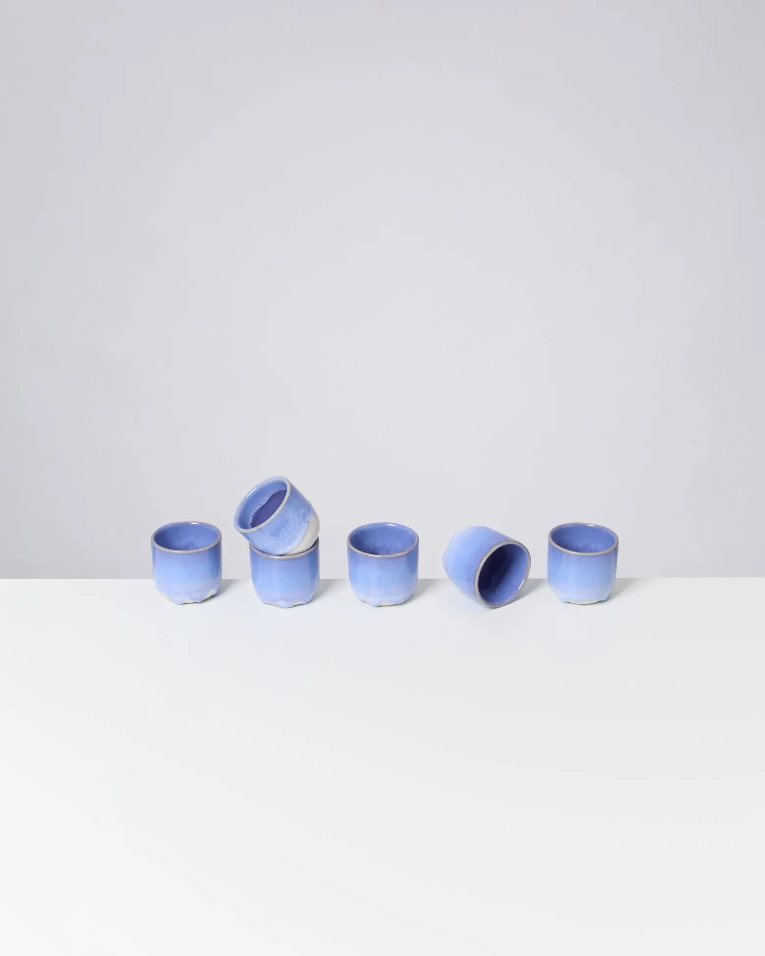 Coimbra - Set of 6 Espressocups cornflower