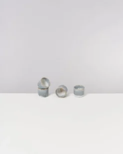 Coimbra - Set of 4 Espressocups greyblue